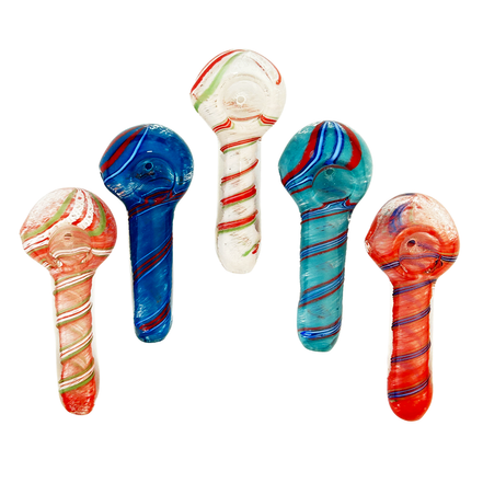 3.5" Spiral Design Hand Pipe