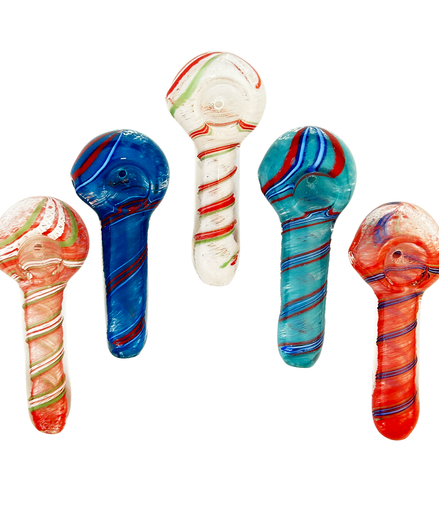 3.5" Spiral Design Hand Pipe