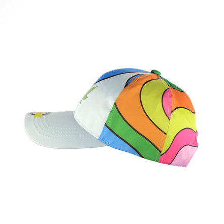 Weed Leaf Rainbow Color Baseball Snapback Hat