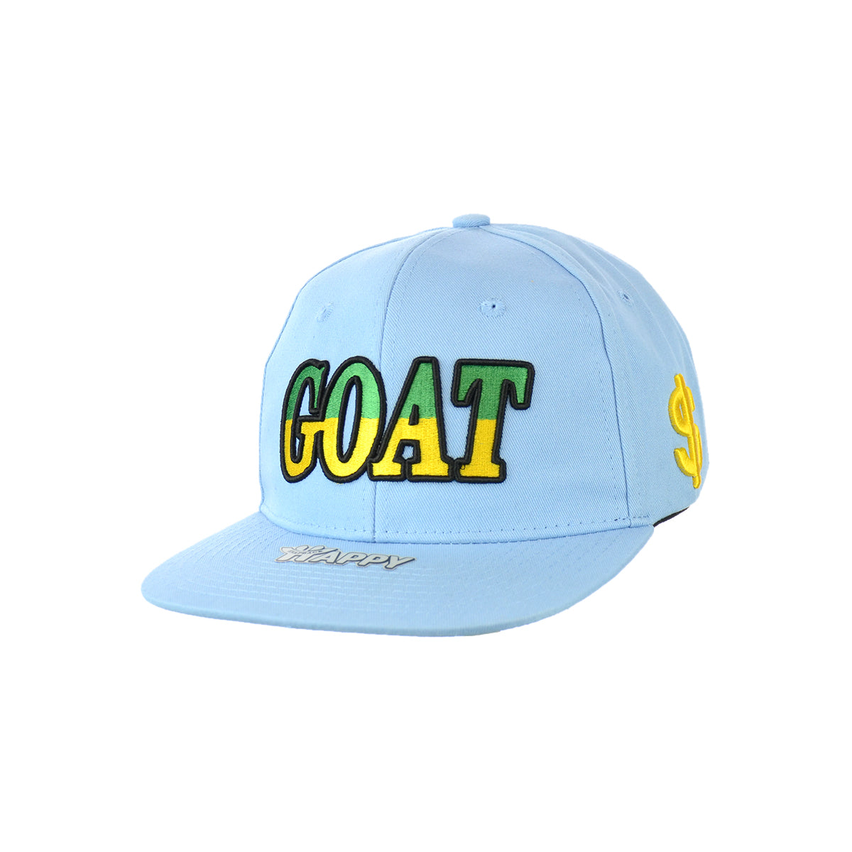 GOAT Embroidered Snapback Hat 100% Cotton