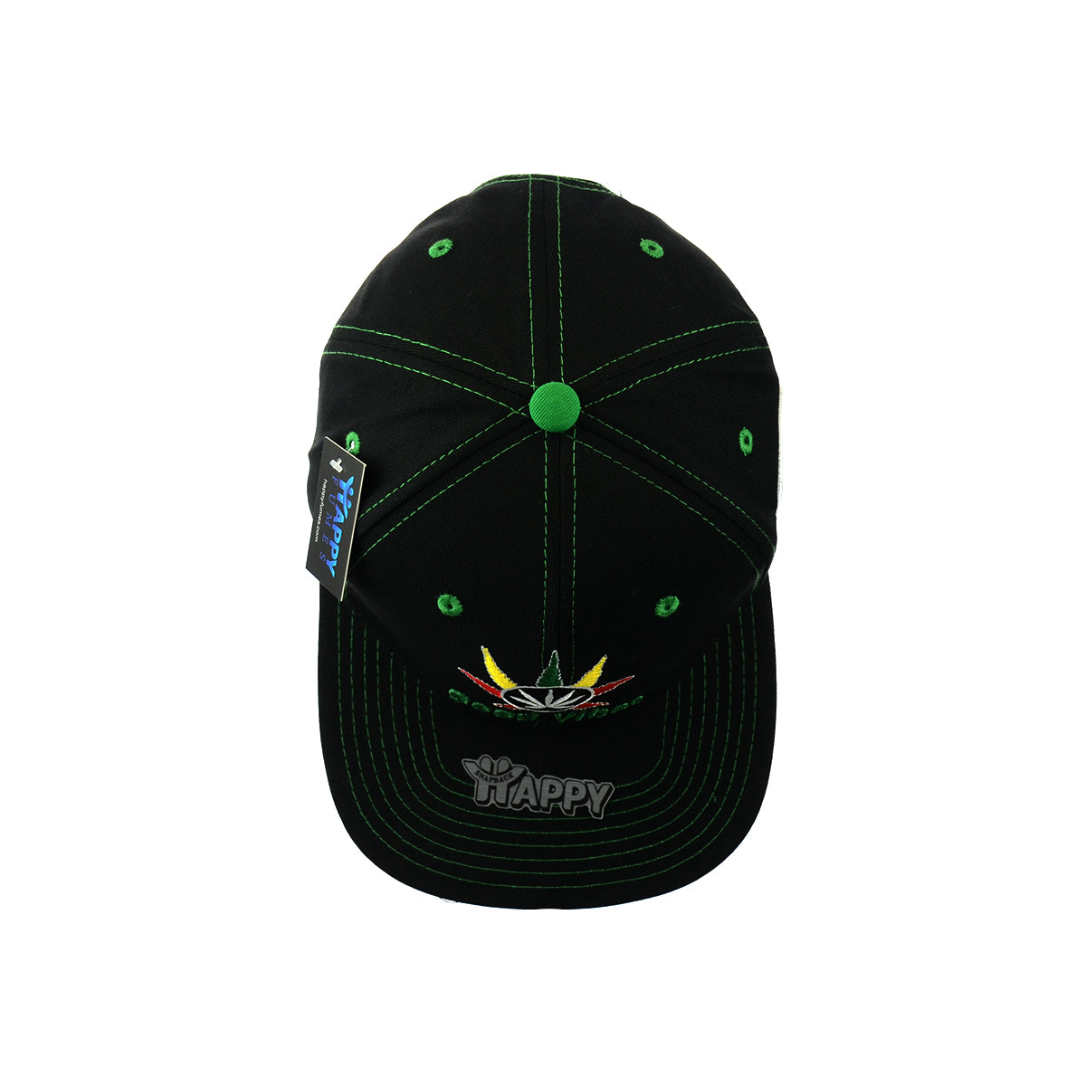 Good Vibes Hat Embroidered Snapback - 100% Cotton