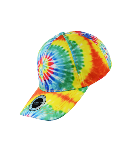 Tie Dye Print Baseball Hat Snapback