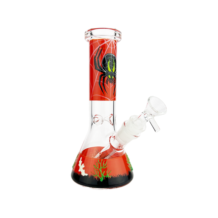 8" Glow In Dark Assorted Design Beaker