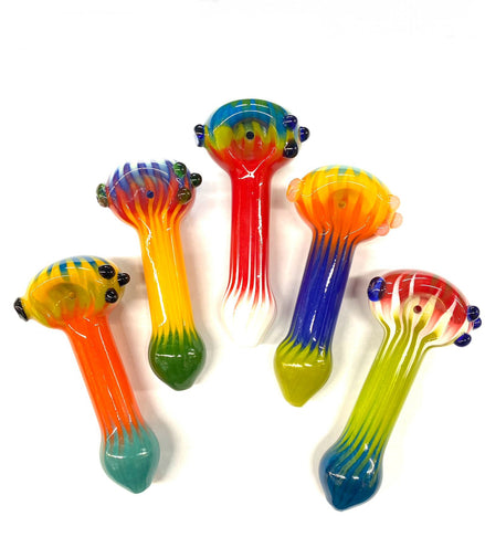 4.5" Colorful Reversal Art Hand Pipe Spoon