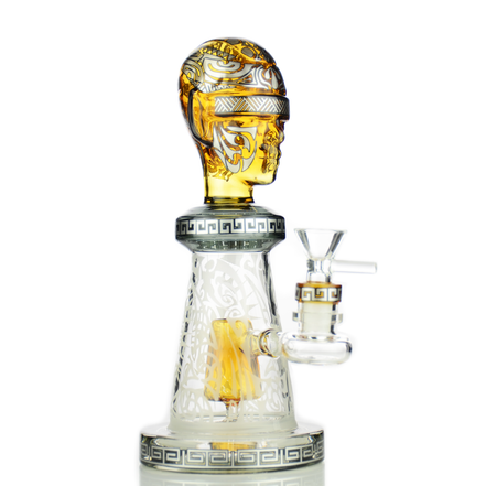 8.5" Egyptian Art Water Pipe Bong with 14mm Male Bowl
