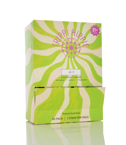 TRIPPI HIPPIE MIT CHEWS - 30 CHEWS PER DISPLAY - 100MG PER CHEW