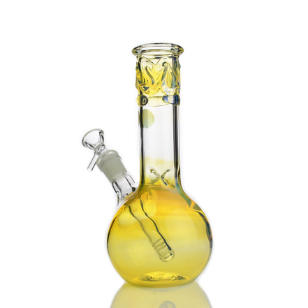 8" Sphere Base Fume Glass Water Pipe Made In U.S.A