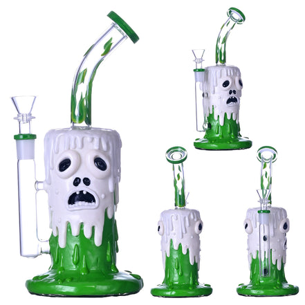 10" Assorted 3D Monster Bong with 14mm Male Bowl