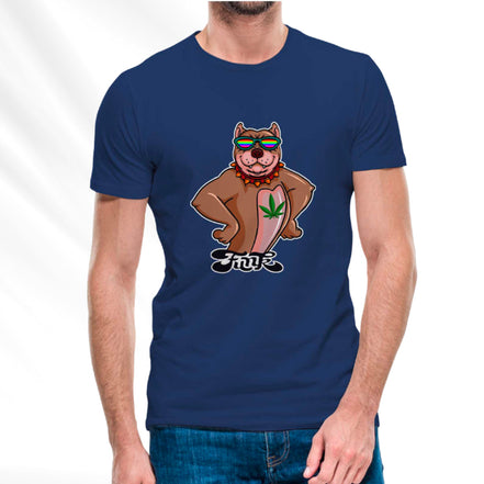 Funk Navy T-Shirt  Pack of  5 Units 1-M, 1-L, 1-XL, 1-XXL, 1-XXXL -- 60% Cotton 40% Polyester