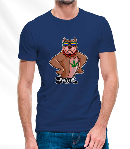 Funk Navy T-Shirt  Pack of  5 Units 1-M, 1-L, 1-XL, 1-XXL, 1-XXXL -- 60% Cotton 40% Polyester