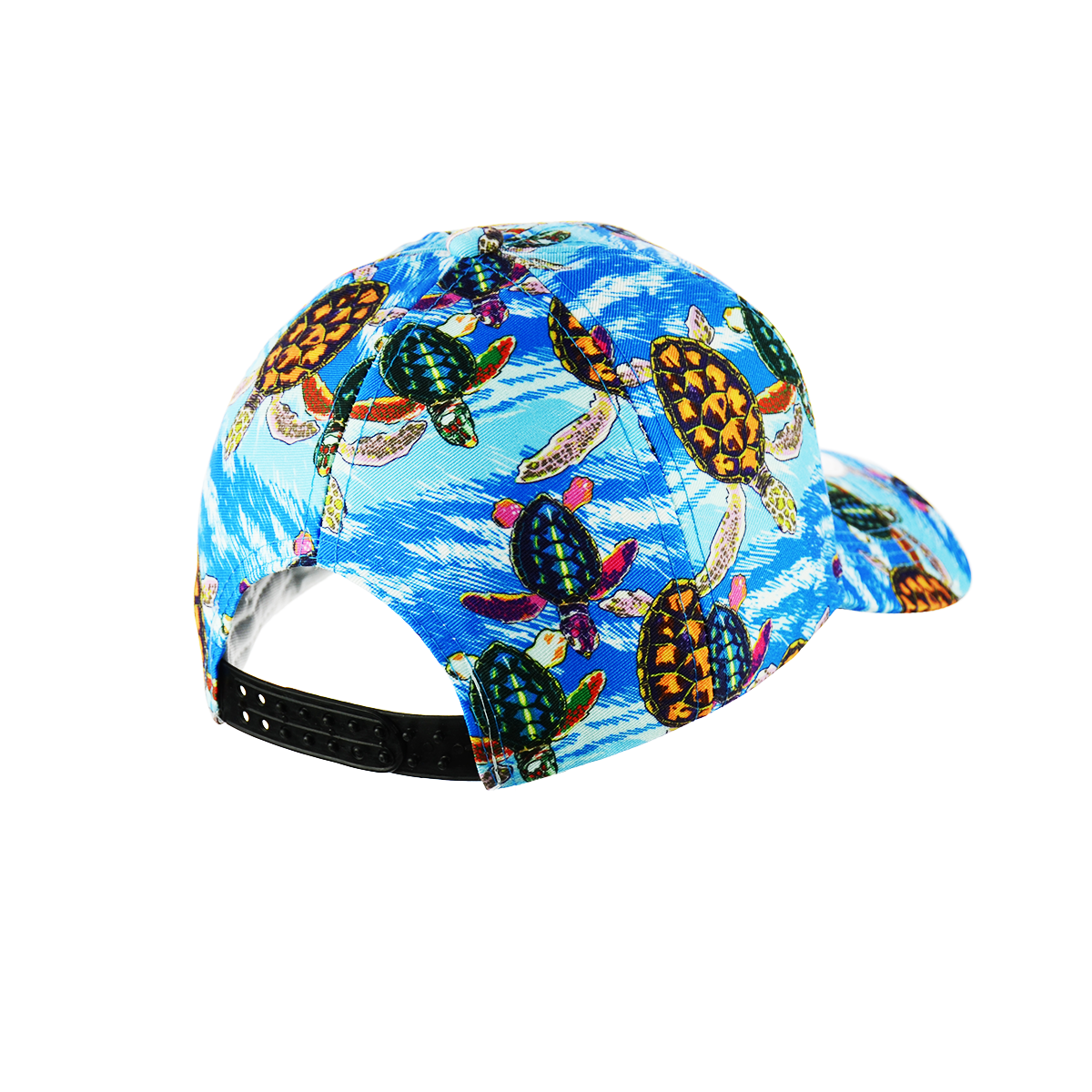 Turtle Ocean Print Baseball Hat Snapback