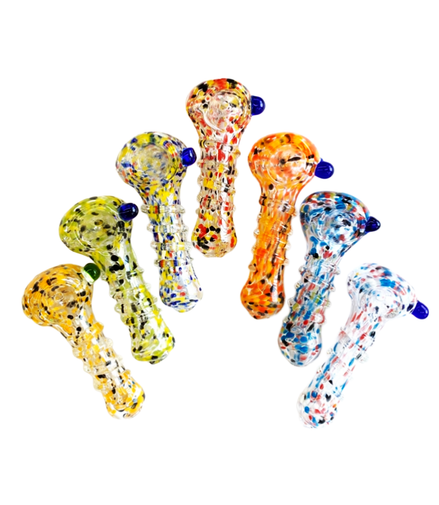 2.5" Hand Pipe Spoon Candy Cane with Rings