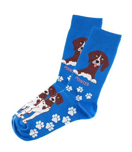 Pointer Socks Unisex Unique Fun Design   Fits All, 70% Cotton, 25% Spandex, 5% Elastic