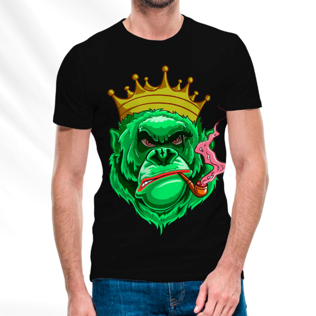 Gorilla T-Shirt Pack of  5 Units 1-M, 1-L, 1-XL, 1-XXL, 1-XXXL -- 60% Cotton 40% Polyester