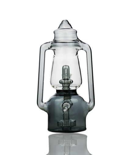 9" Lantern Lamp Light Glass Water Pipe with 14mm Male Bowl