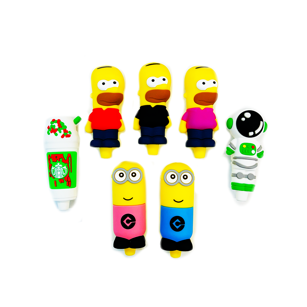 Mix Designs Characters Silicone Hand Pipe