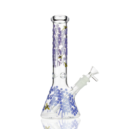 10" Honey Bee Beaker Slime Decal with 14mm Bowl