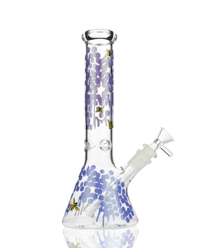 10" Honey Bee Beaker Slime Decal with 14mm Bowl