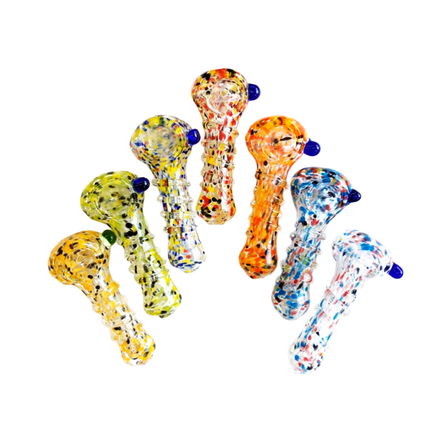 2.5" Hand Pipe Spoon Candy Cane with Rings