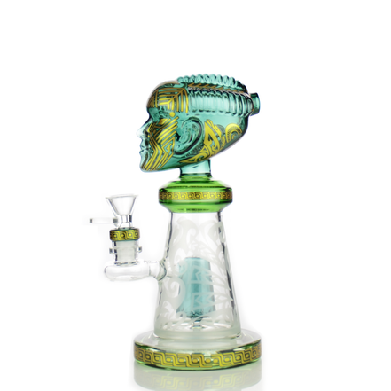 9" Egyptian Art Water Pipe Bong with 14mm Male Bowl