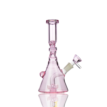10" Pink Zong with 14mm Male Bowl