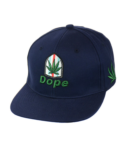 DOPE LEAF Embroidered Snapback Hat 100% Cotton