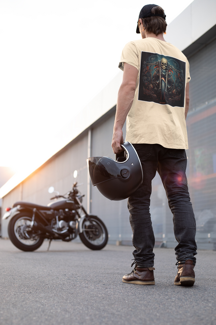 OFF-WHITE "RIDER'S" Half Sleeve T-shirt Printed - 93% Cotton 7% Elastic