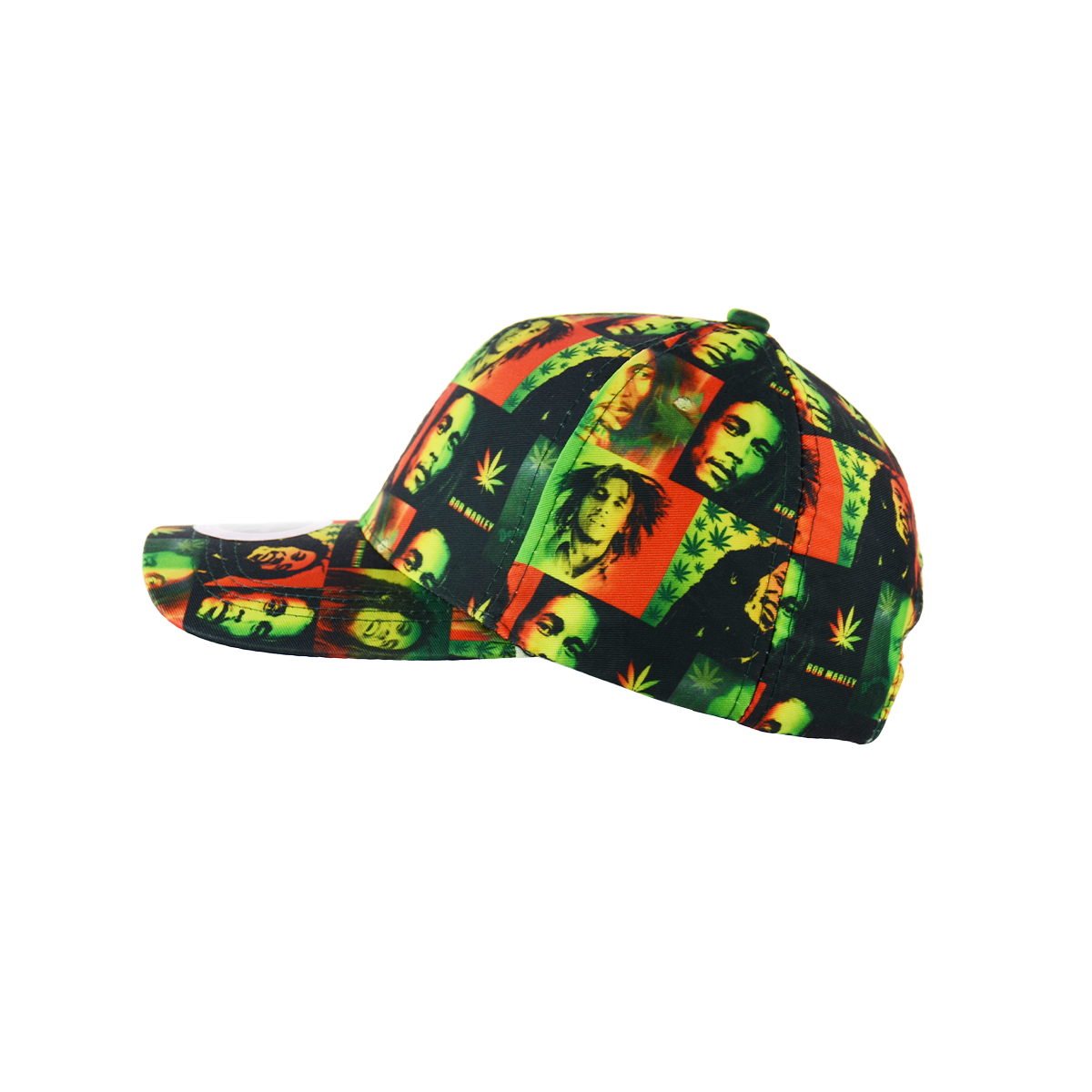 Rasta Color Print Baseball Hat Snapback