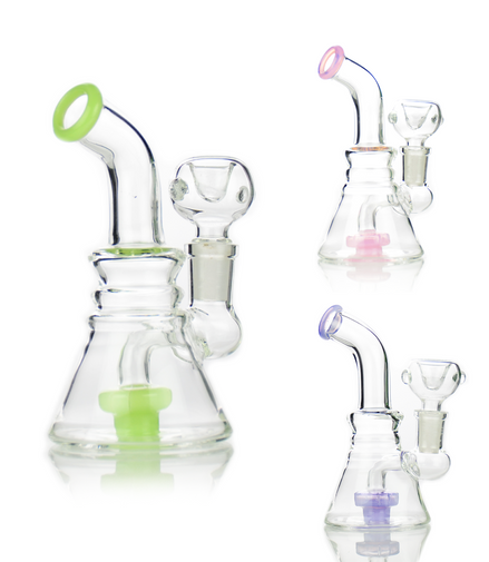 5" Slime Conical Bong Water Pipe with 14mm Male Bowl