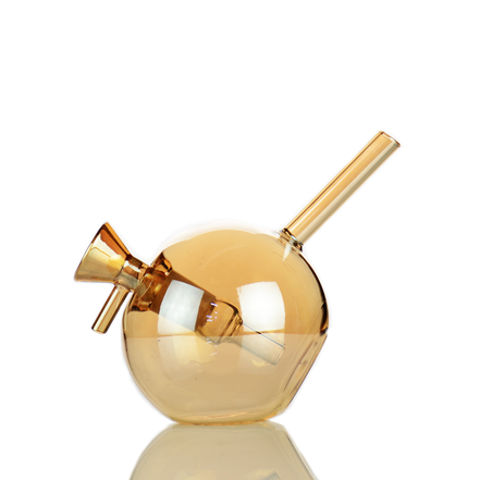 6" Electroplated Spherical Water Pipe Bong with 14mm Male Bowl