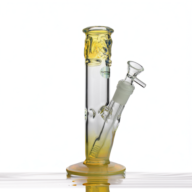 8" Straight Shooter Fume Glass Water Pipe Made In U.S.A