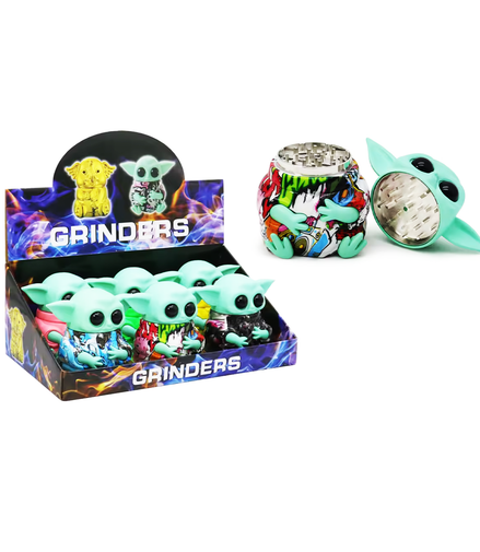 63mm Yoda Grinder - Display of 6 Units