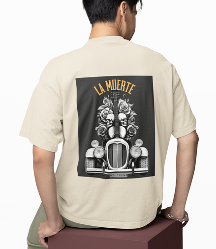 OFF-WHITE "LA MUERTE" Half Sleeve T-shirt Printed - 93% Cotton 7% Elastic