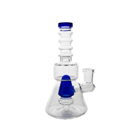 6" Water Pipe with Cone Shower and 14mm Male Bowl