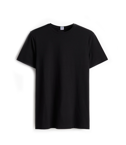 Pro Crux 100% Cotton Plain Black T-Shirt