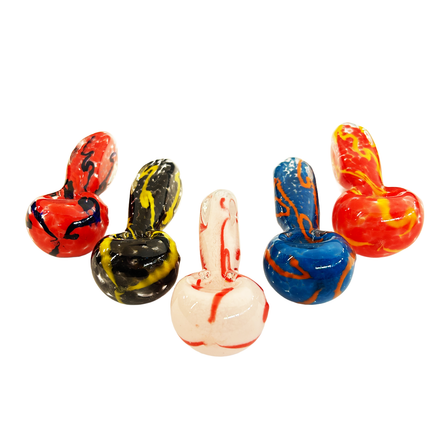 3.5" Square Pressed Handle Hand Pipe Spoon