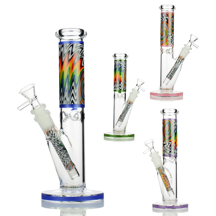 10" Straight Shooter WigWag Decal with 14mm Male Bowl