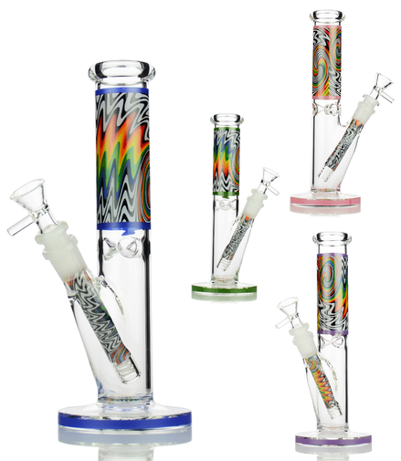 10" Straight Shooter WigWag Decal with 14mm Male Bowl