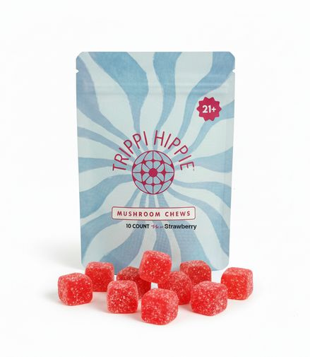 MUSHROOM CHEWS 10 CHEWS PER PACK - Strawberry