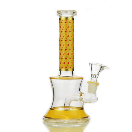 8" Fancy Sticker Water Pipe with 14mm Male Bowl - LA Wholesale Kings