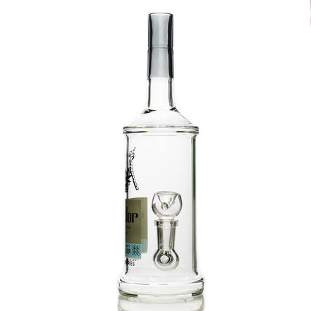 11" El Timador Tequila Bottle 100% High with 14mm Male Bowl and 14mm Male Banger