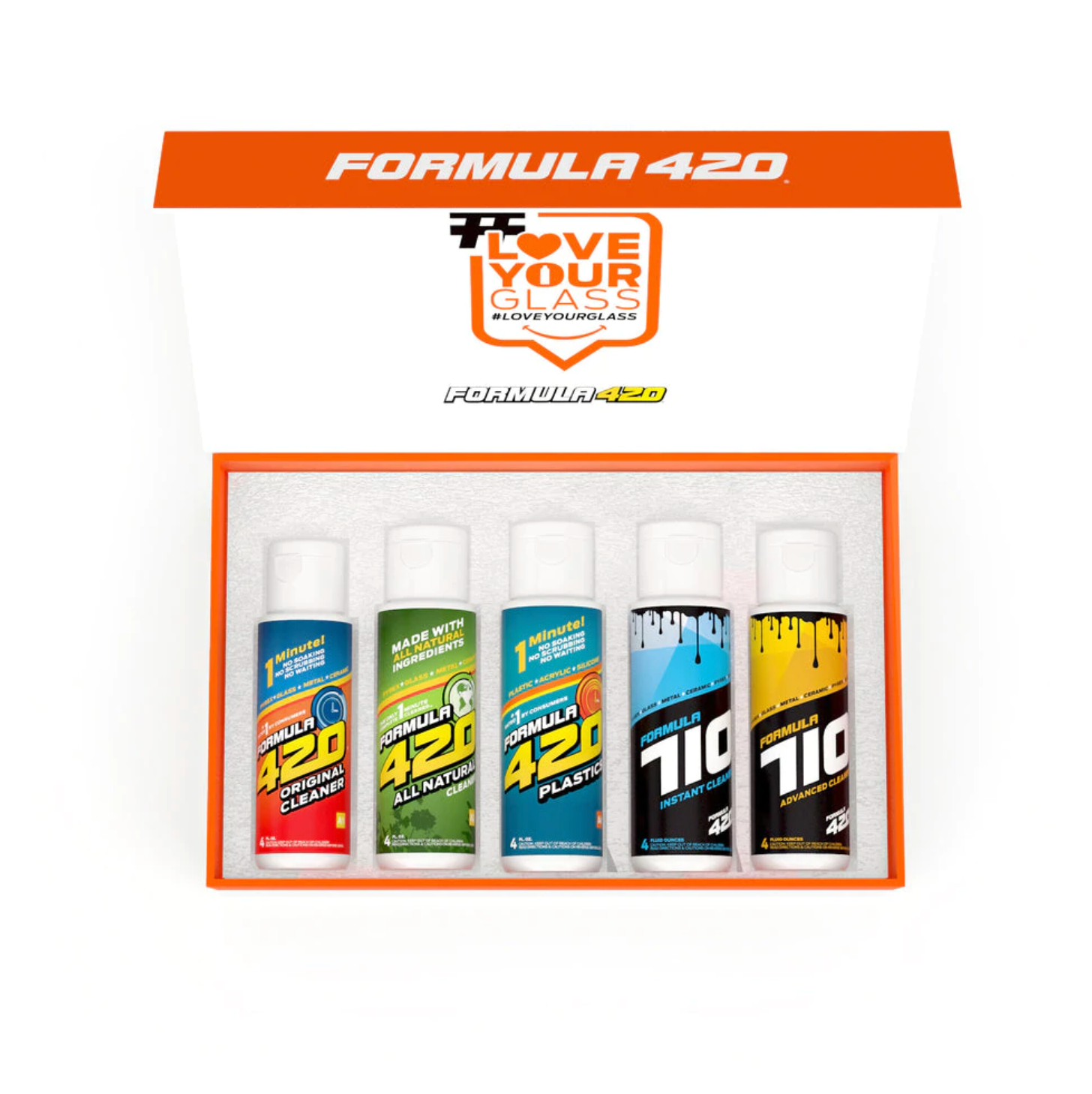FORMULA 420 & FORMULA 710 & BLING LIMITED EDITION SET - 6 PACK OF CLEANERS - 4OZ - LA Wholesale Kings