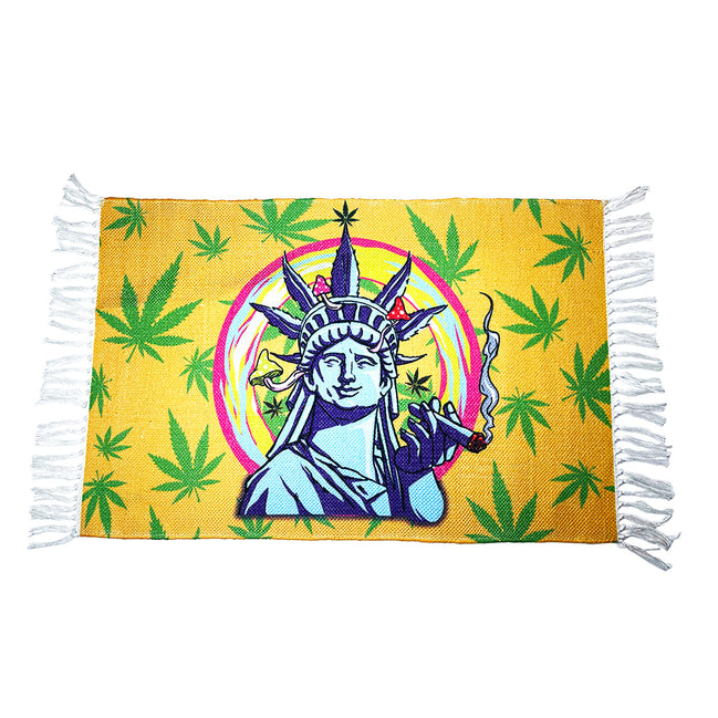 Handloom Printed Liberty Design Doormat Size 2ft x 3ft