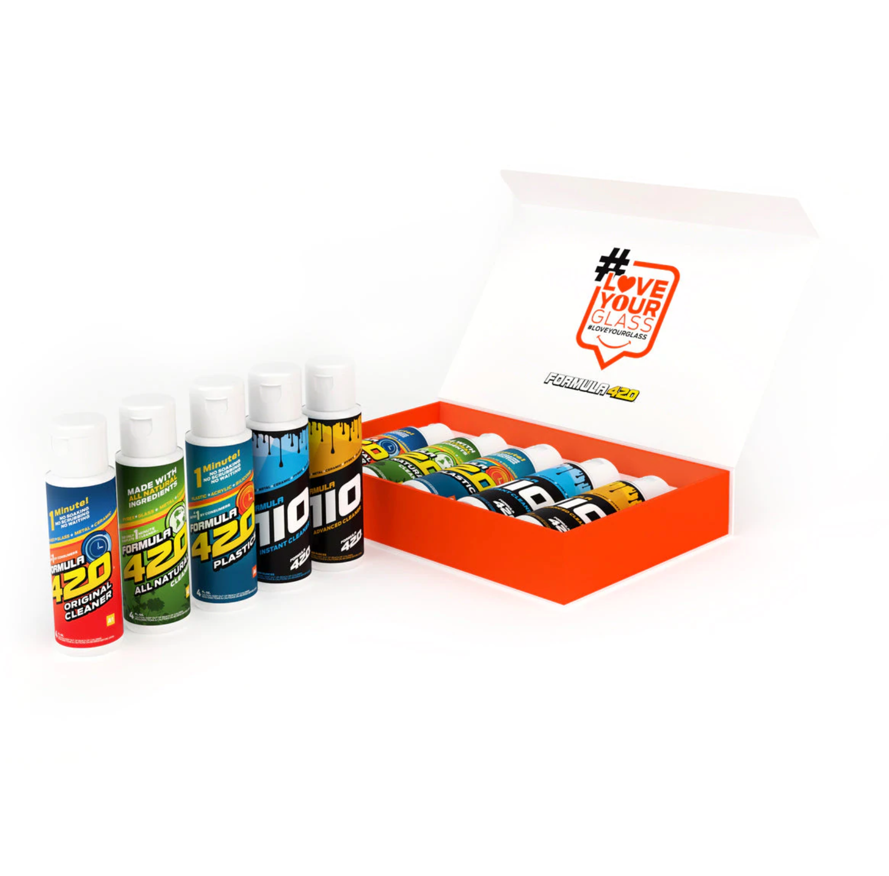 FORMULA 420 & FORMULA 710 & BLING LIMITED EDITION SET - 6 PACK OF CLEANERS - 4OZ - LA Wholesale Kings