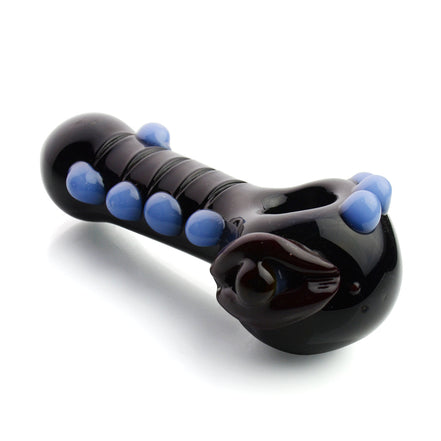 4.5" Hand Pipe Color Tube with Eye Design Approx 155 Grams - LA Wholesale Kings