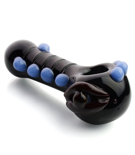 4.5" Hand Pipe Color Tube with Eye Design Approx 155 Grams - LA Wholesale Kings