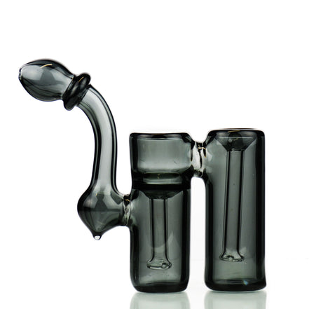 6" Double Chamber Bubbler Color Tube Glass - LA Wholesale Kings