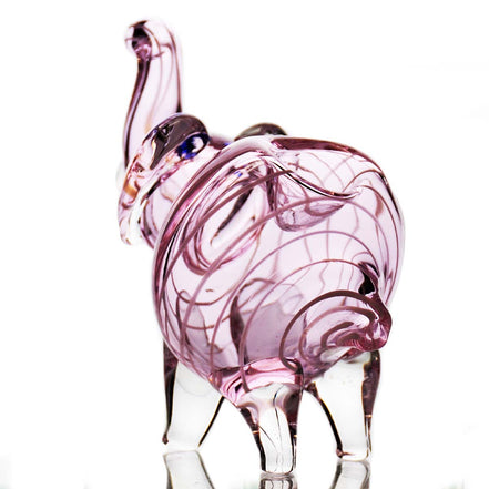 4" Pink Tube Elephant Hand Pipe - LA Wholesale Kings