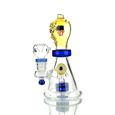 6" Dead Alien Water Pipe with 14mm Male Bowl