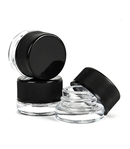 5ML Child Proof Concentrate Container with Black Plastic Lid - LA Wholesale Kings